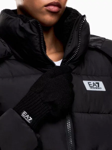 Рукавички Ea7 Emporio Armani чорні