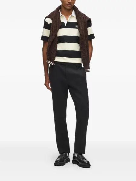 Tricou polo Karl Lagerfeld negru