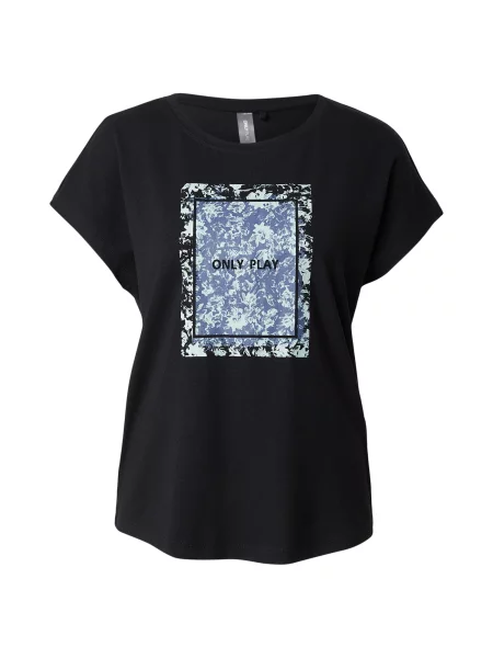 ONLY PLAY Tricou funcțional ONPAub-Mie Life turcoaz / albastru fumuriu negru