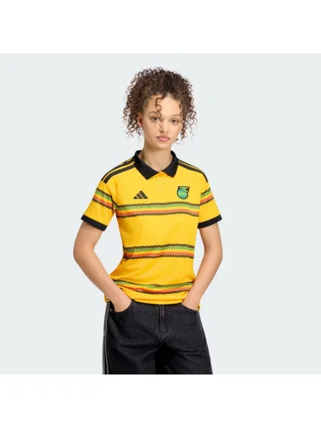 Komplet dresowy Adidas z dżerseju złoty