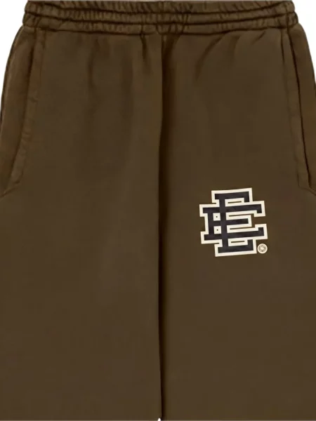 Pantaloni Eric Emanuel cu imagine alergare verde