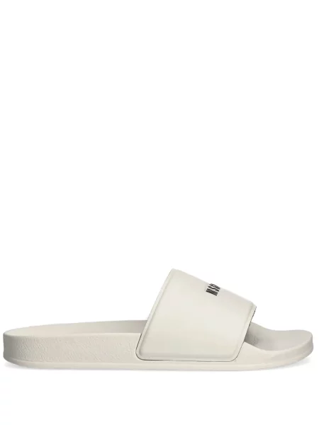 Pantofle Msgm s potiskem bílé