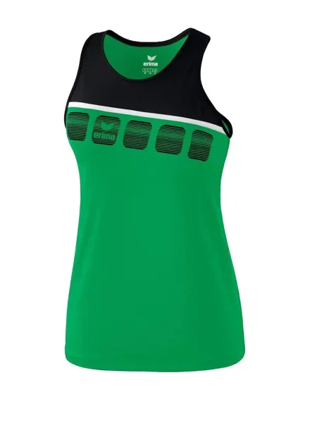 ERIMA Športni top travnato zelena / črna bela