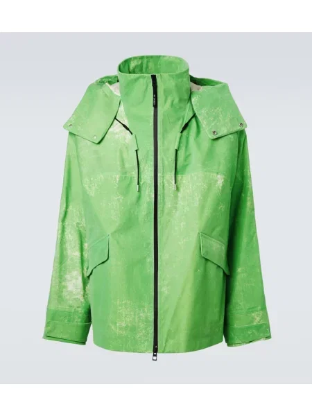 Geacă Loewe cu glugă verde