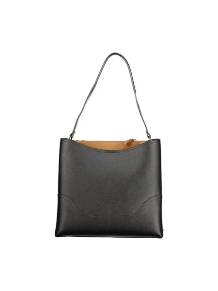 Torebka hobo Twinset skórzana czarna