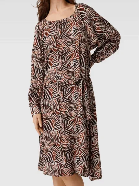 Sukienka midi z dekoltem w łódkę model ‘Tessa’ Saint Tropez