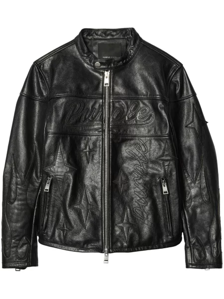 Bunda Purple Brand s výšivkou černá