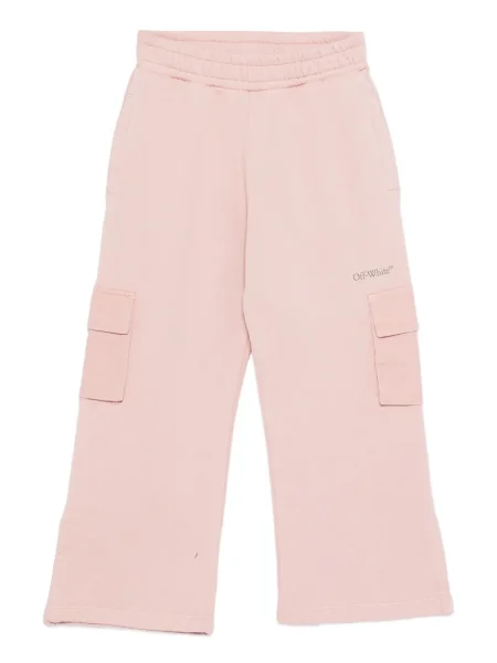 Spodnie cargo dziecięce Off-white białe