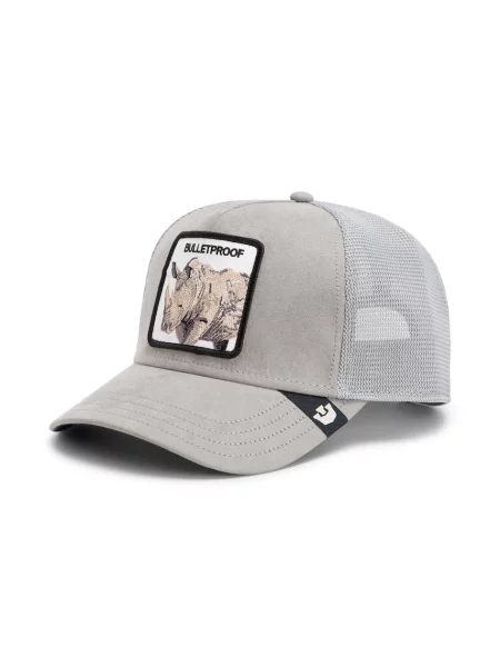 Goorin Bros trucker sapka Suede Rhino szürke
