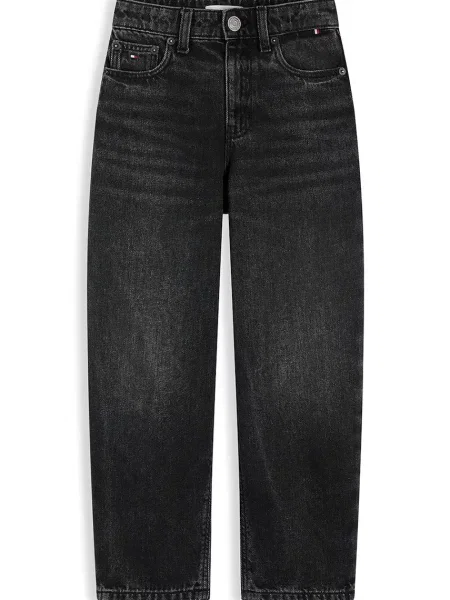 Tommy Hilfiger blugi barrel pentru copii BARREL negru