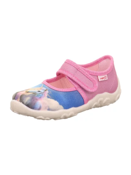 SUPERFIT Balerinke BONNY safirno plava / siva / svijetloroza / prljavo bijela