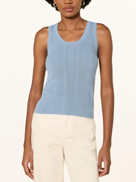 Top Weekend Max Mara niebieski