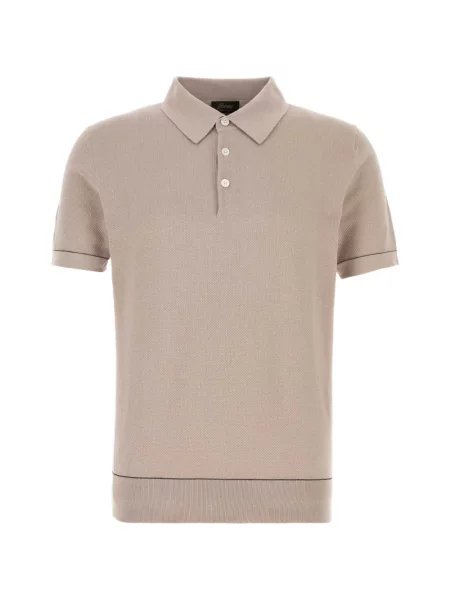 Tricou polo Brioni roz