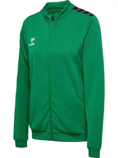 Bluza dresowa z zapinana na Hummel Authentic czerwona