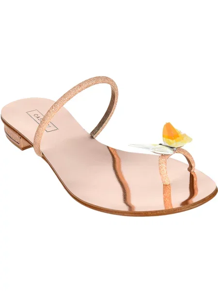 Шлепанцы Casadei золотые