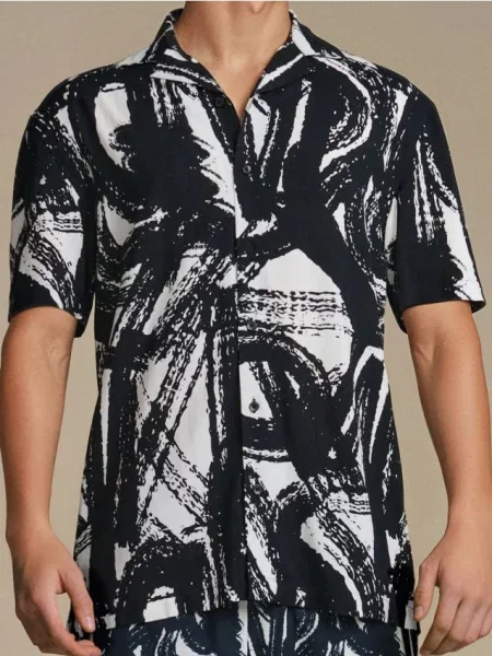 Sinsay Košile z viskózy černá