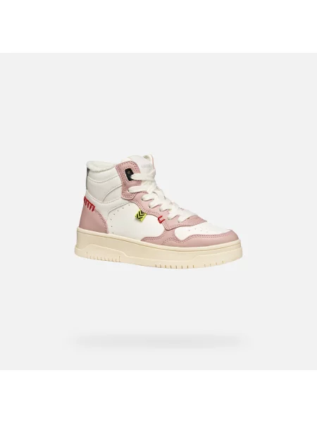 Sneakerși copii Geox alb