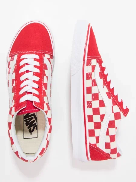 VANS Nízke tenisky Old Skool červená biela