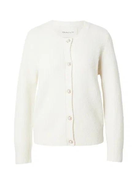 GANT Geacă tricotată crem