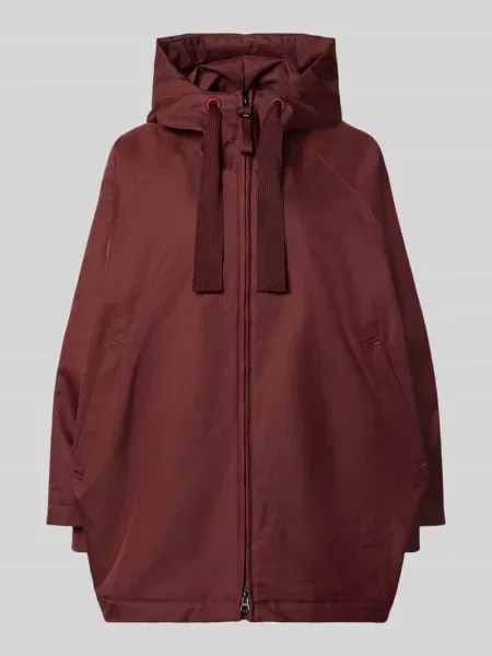 Płaszcz o kroju relaxed fit z kapturem model PURE' G-lab