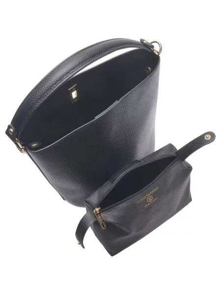 Geantă shopper Luisa Vannini negru