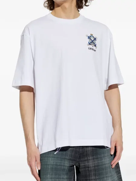 Tricou Off-white cu imagine alb