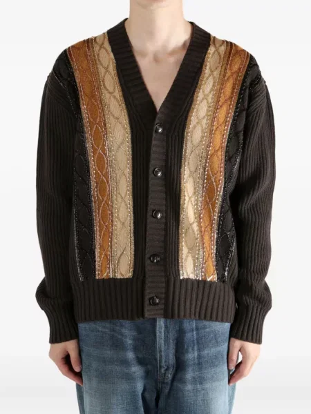 Cardigan Amiri cu dungi maro
