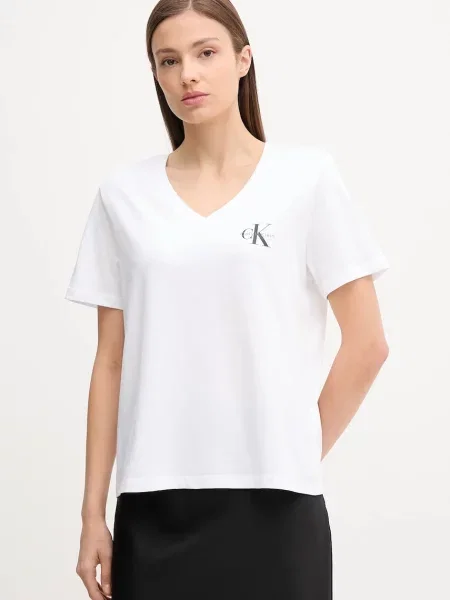 Calvin Klein Jeans tričko bílé