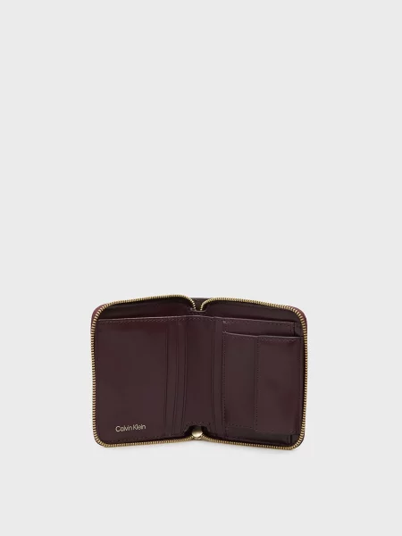 Кошелек Calvin Klein бордовый
