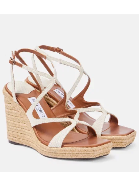 Espadrilky Jimmy Choo bílé