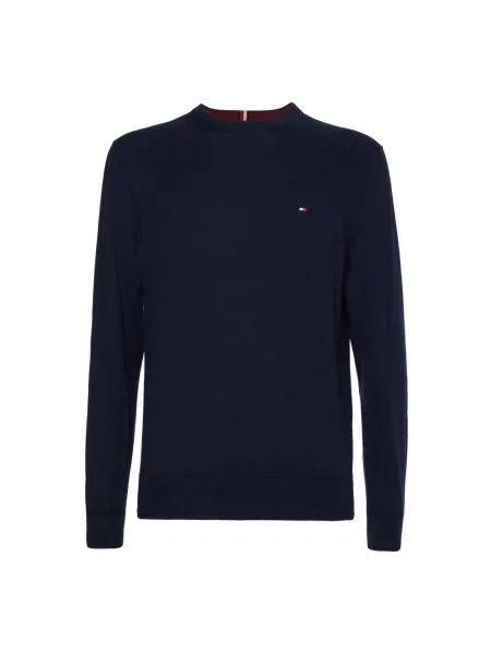 Tommy Hilfiger Sweter Granatowy niebieski