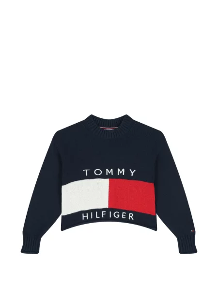 Top dziecięcy Tommy Hilfiger niebieski
