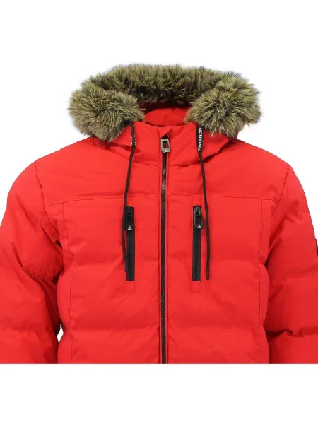 Geacă parka Peak Mountain roșu