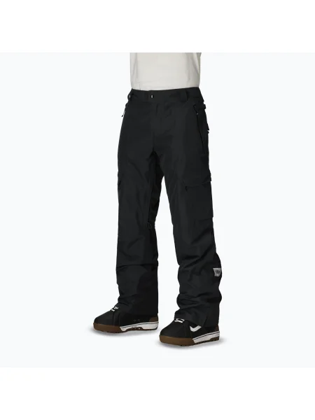 Pantaloni de snowboard pentru bărbați Quantum Thermagraph black negru