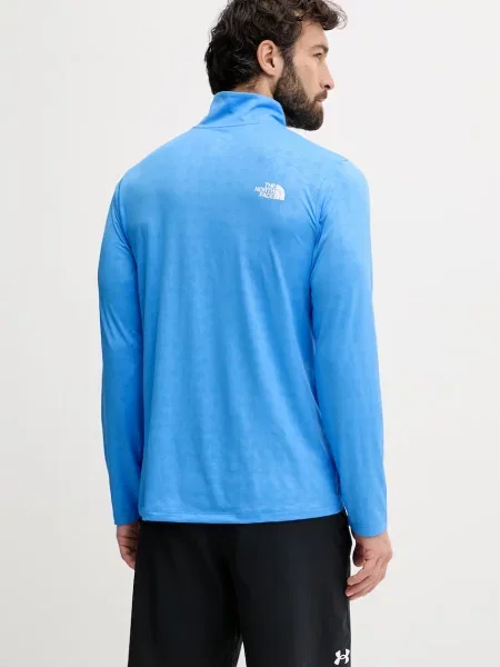 The North Face bluza treningowa PENTADOME EMBOSSED niebieska
