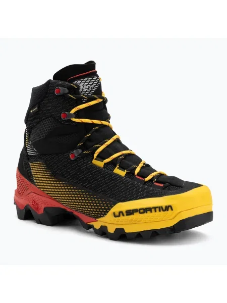 Bocanci de alpinism pentru bărbați La Sportiva Aequilibrium ST GTX black/yellow negru