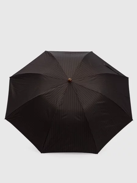Классический зонт Pasotti в полоску коричневый
