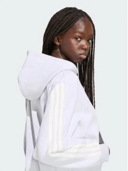 ADIDAS SPORTSWEAR Sportski gornji dio trenirke melange / bijela siva