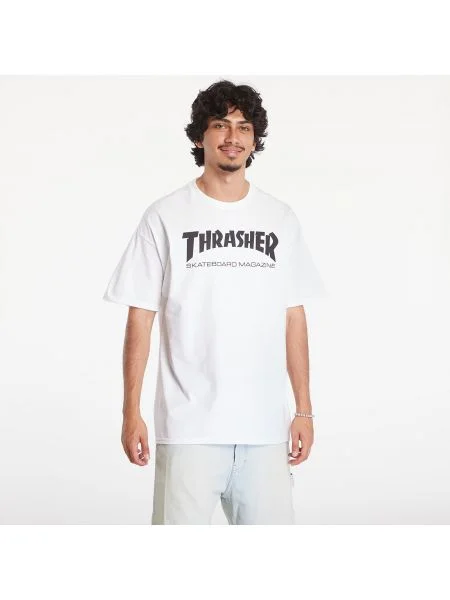 Tricou Thrasher Skate Mag T-Shirt White XXL alb