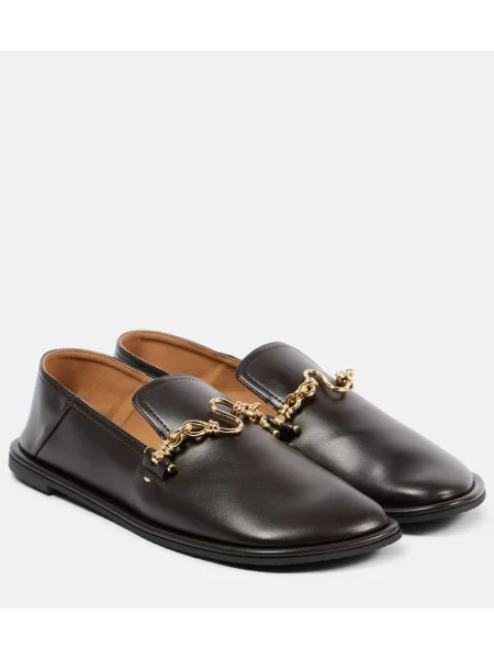 Pantofi loafer Stella Mccartney din piele maro