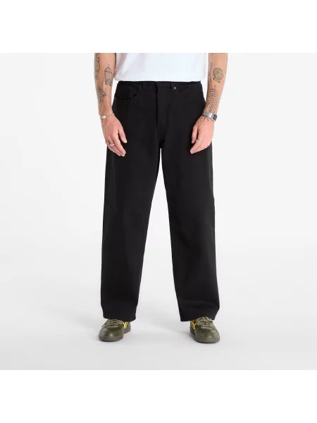 Pantaloni Vans Baggy Denim Pant Black negru