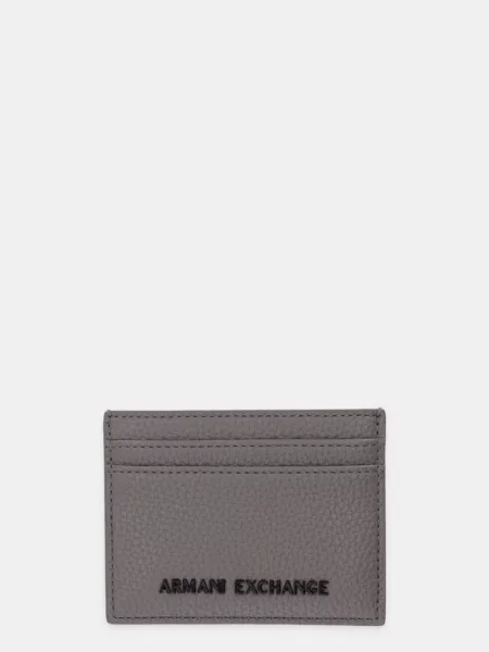Etui za kartice Armani Exchange siva
