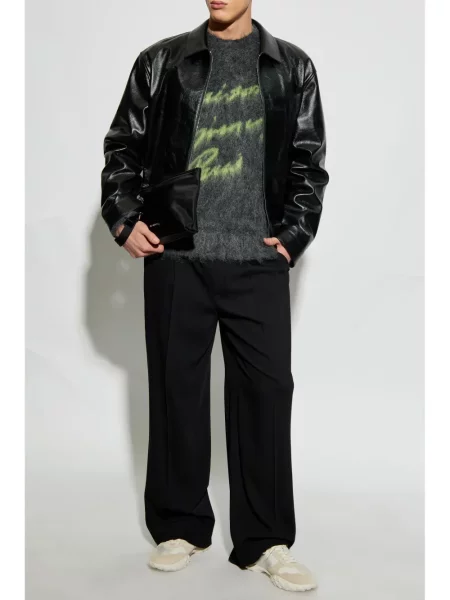 Pulover Givenchy din jacard gri
