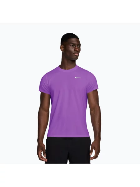 Tricou de tenis pentru bărbați Nike Court Dri-Fit Victory bright violet/white alb