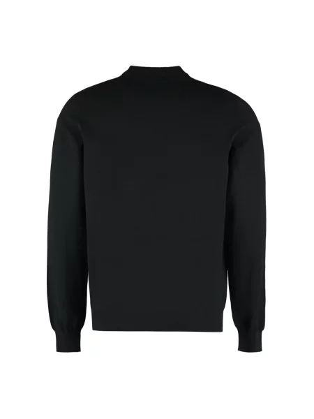 Dzianinowy sweter The (alphabet) czarny