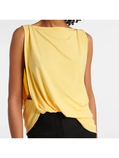 Top Jacquemus żółty