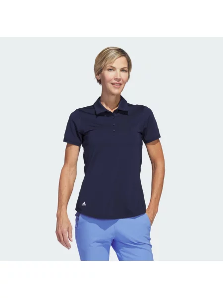 Solid Polo Shirt granatowe