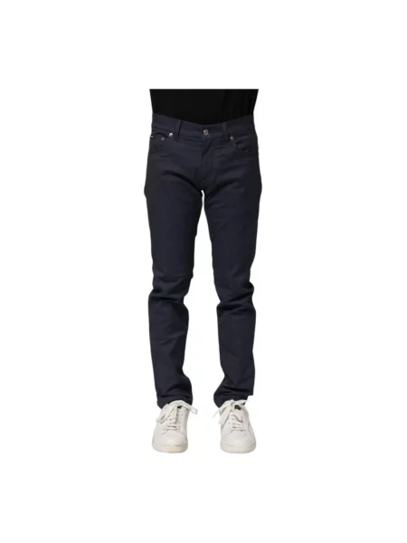 Skinny jeansy skinny Dolce And Gabbana niebieskie
