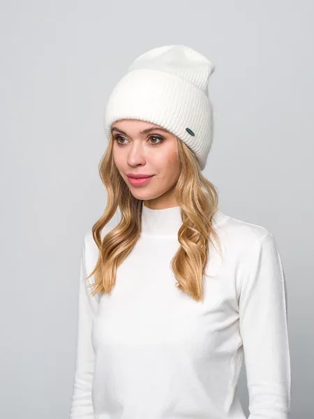 LuckyLOOK Шапка Комбінований верх білий