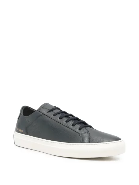 Sneakerși Common Projects din piele albastru